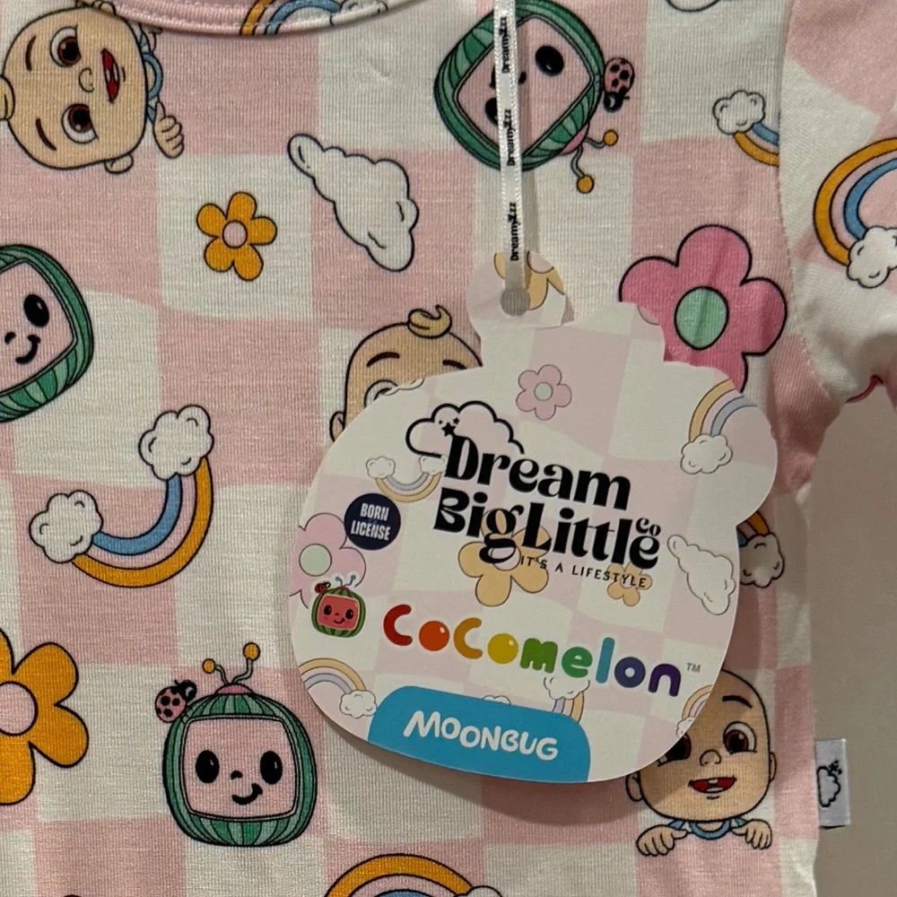 Cocomelon bamboo Bodysuit twirl size 6-12 months NWT by Dream Big Little Co.
